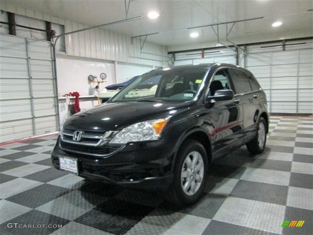 2011 CR-V SE - Crystal Black Pearl / Black photo #3