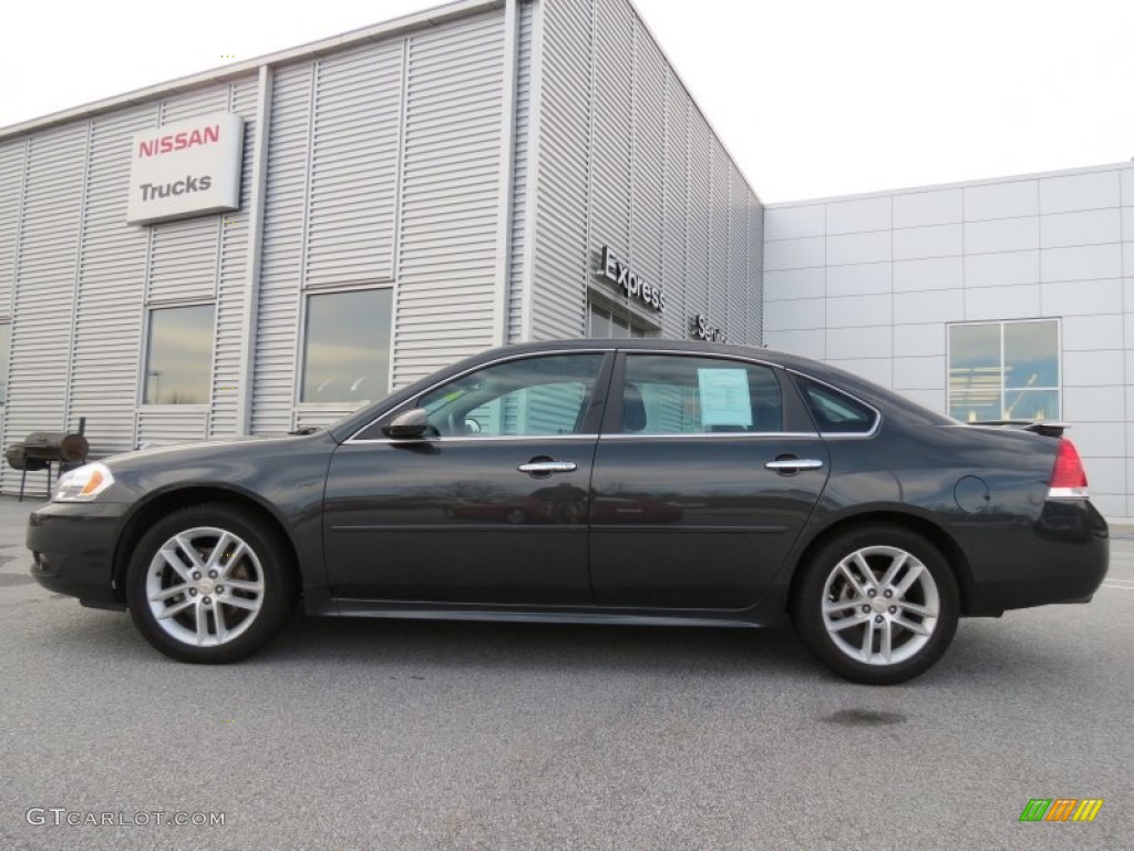 2012 Impala LTZ - Ashen Gray Metallic / Ebony photo #4