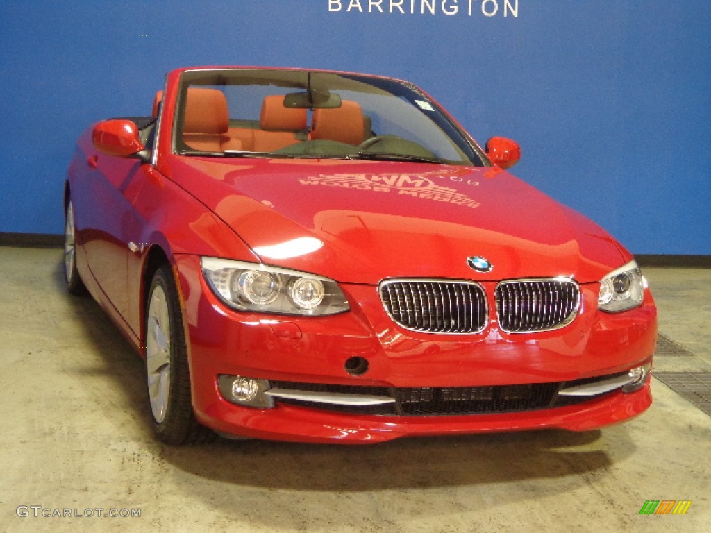 2012 3 Series 328i Convertible - Crimson Red / Coral Red/Black photo #1