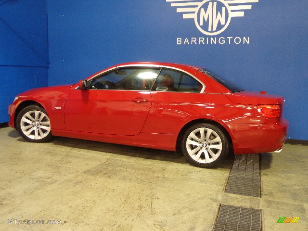 2012 3 Series 328i Convertible - Crimson Red / Coral Red/Black photo #9