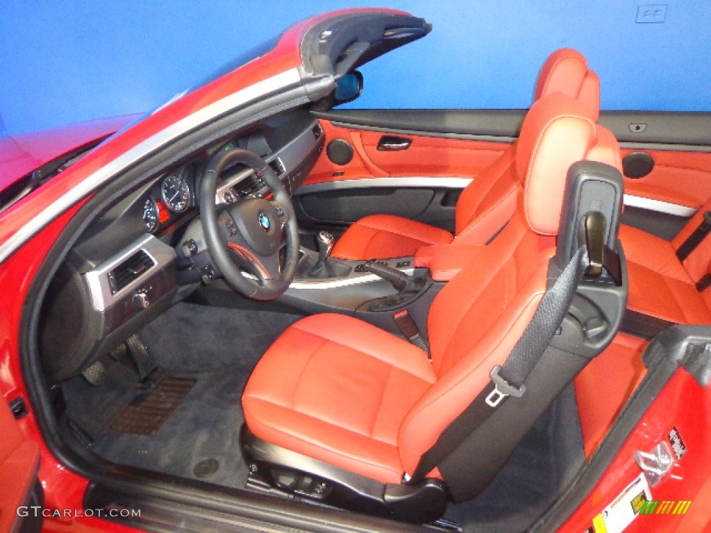 2012 3 Series 328i Convertible - Crimson Red / Coral Red/Black photo #21