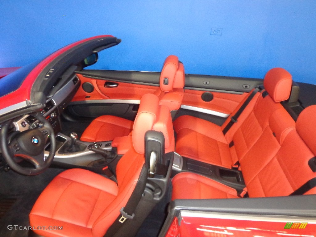2012 3 Series 328i Convertible - Crimson Red / Coral Red/Black photo #22