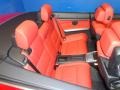 Coral Red/Black Rear Seat Photo for 2012 BMW 3 Series #77240531