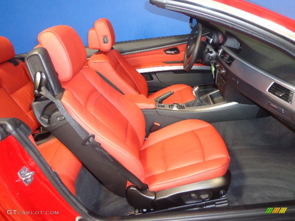 2012 3 Series 328i Convertible - Crimson Red / Coral Red/Black photo #30