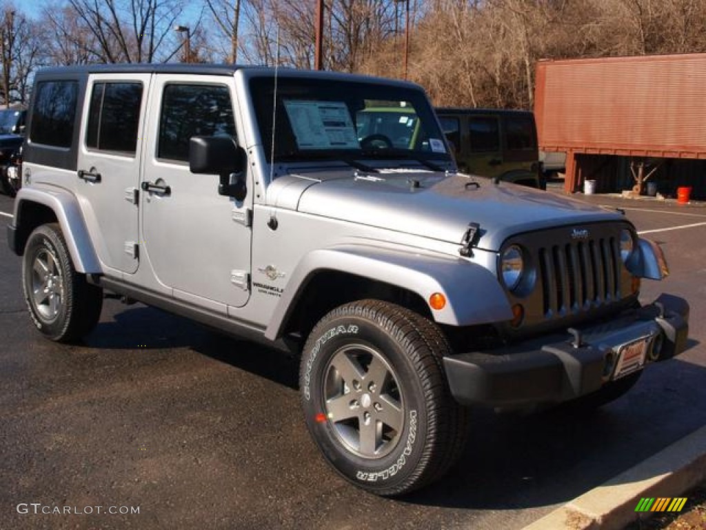 2013 Wrangler Unlimited Oscar Mike Freedom Edition 4x4 - Billet Silver Metallic / Black photo #2