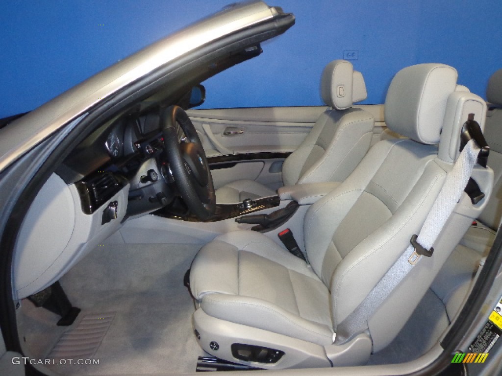 Gray Dakota Leather Interior 2010 BMW 3 Series 328i Convertible Photo #77241545
