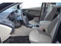 Medium Light Stone 2013 Ford Focus SE Hatchback Interior Color