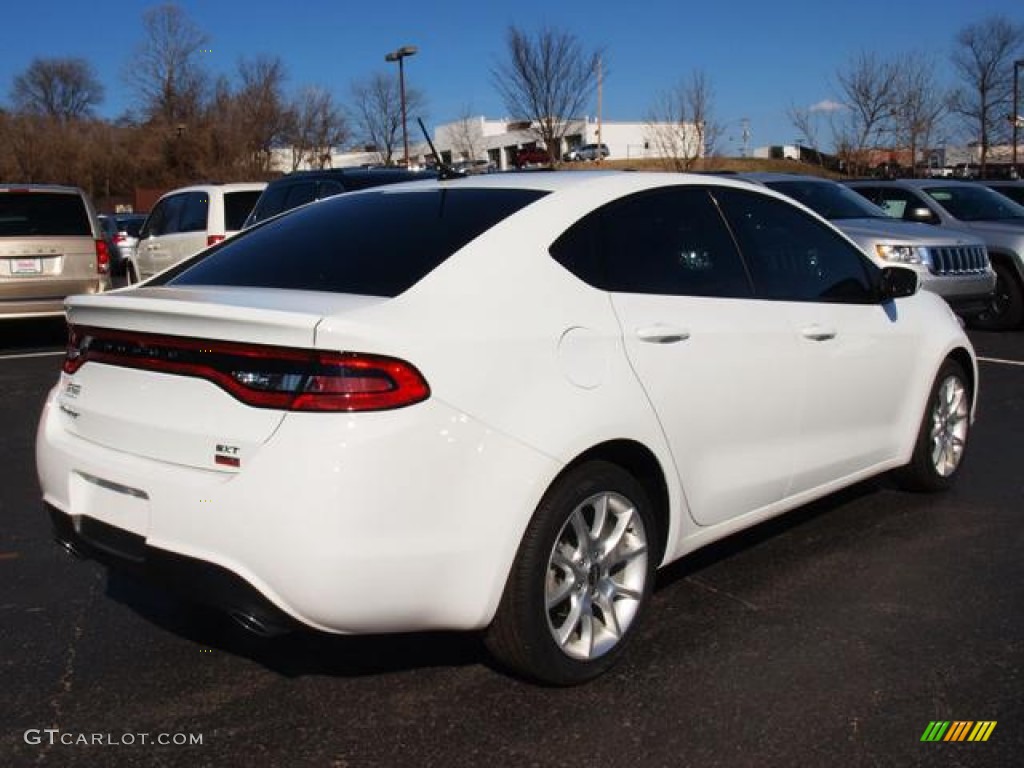 2013 Dart SXT - Bright White / Black photo #3