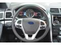 Charcoal Black 2013 Ford Explorer XLT Steering Wheel