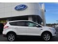 2013 White Platinum Metallic Tri-Coat Ford Escape SEL 1.6L EcoBoost  photo #2