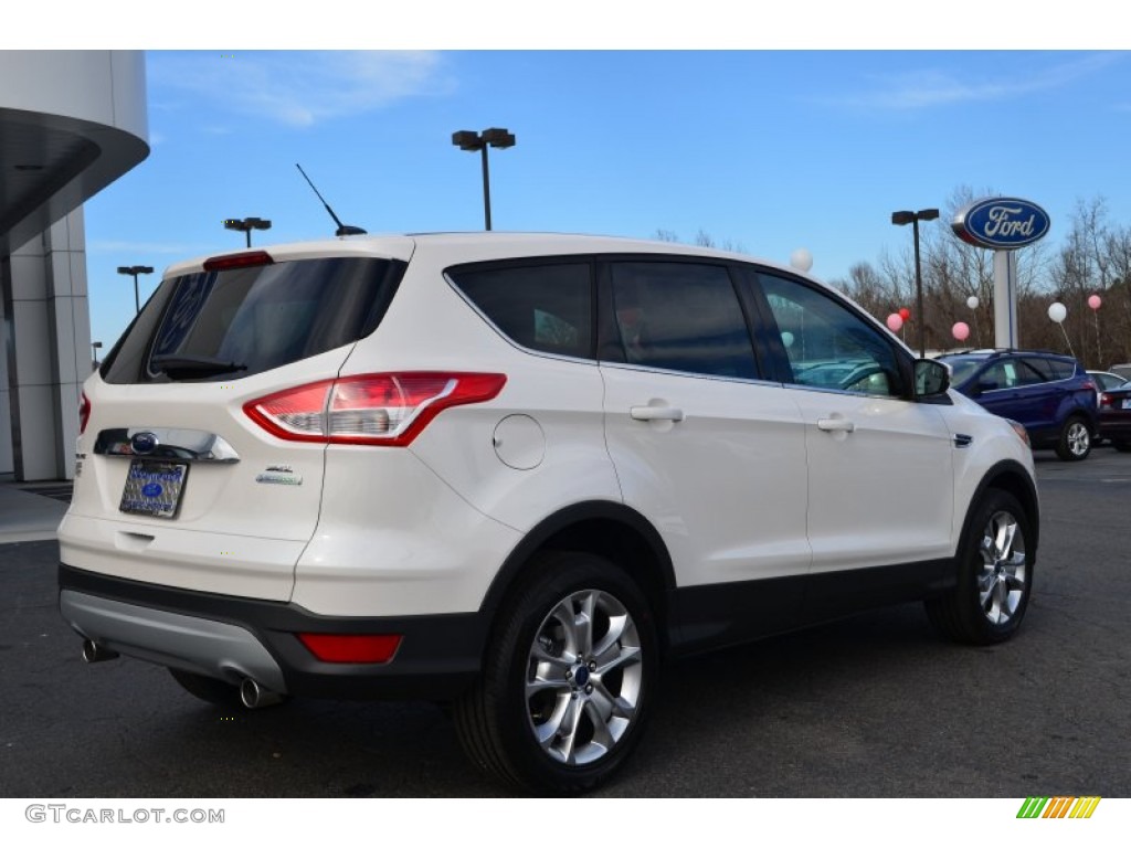 2013 Escape SEL 1.6L EcoBoost - White Platinum Metallic Tri-Coat / Medium Light Stone photo #3