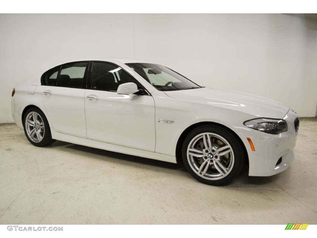 Alpine White 2013 BMW 5 Series 535i Sedan Exterior Photo #77243533