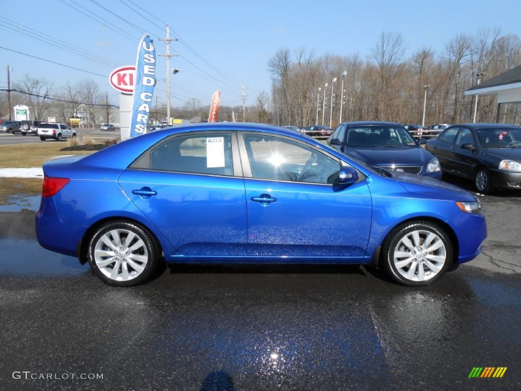 2010 Forte SX - Corsa Blue / Black Sport photo #8