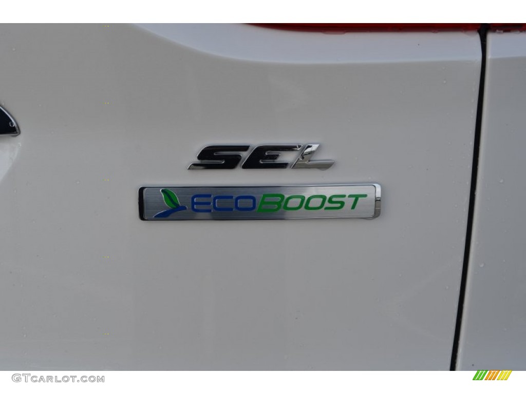 2013 Escape SEL 1.6L EcoBoost - White Platinum Metallic Tri-Coat / Medium Light Stone photo #21