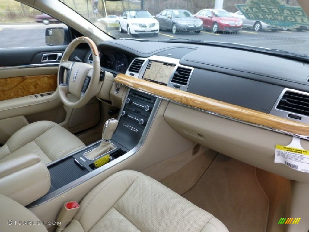 2011 Lincoln MKS AWD Light Camel Dashboard Photo #77244604