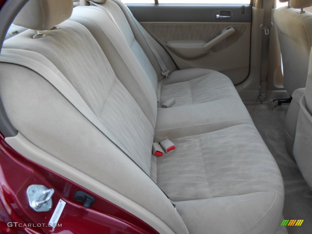 2005 Honda Civic EX Sedan Rear Seat Photo #77245109