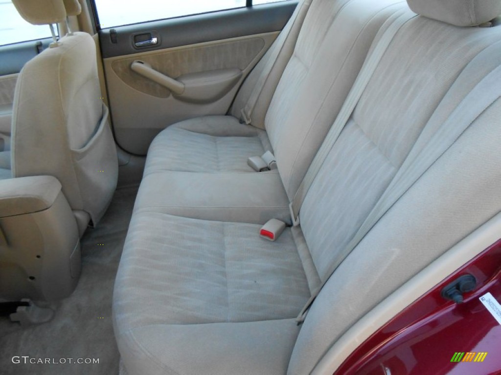 2005 Honda Civic EX Sedan Rear Seat Photo #77245176