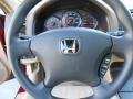 Ivory 2005 Honda Civic EX Sedan Steering Wheel