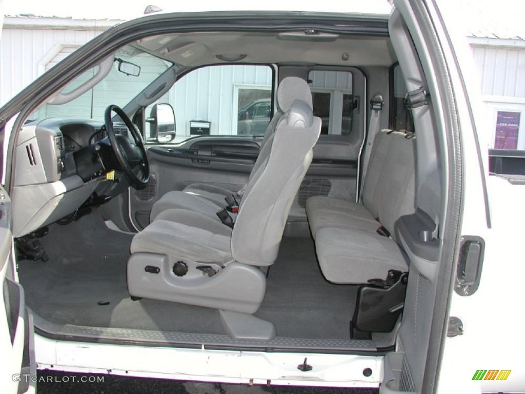 Medium Flint Interior 2003 Ford F350 Super Duty XLT SuperCab 4x4 Photo #77245499