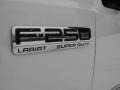 2005 Oxford White Ford F250 Super Duty Lariat Crew Cab 4x4  photo #11