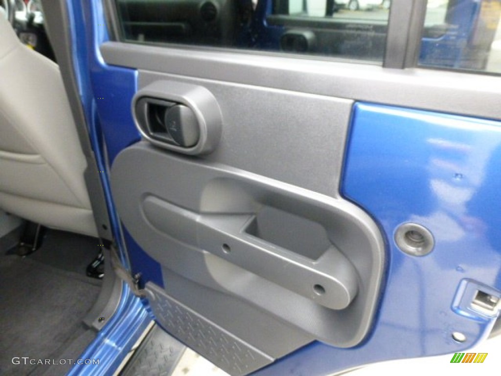 2010 Jeep Wrangler Unlimited Sport 4x4 Dark Slate Gray/Medium Slate Gray Door Panel Photo #77246753