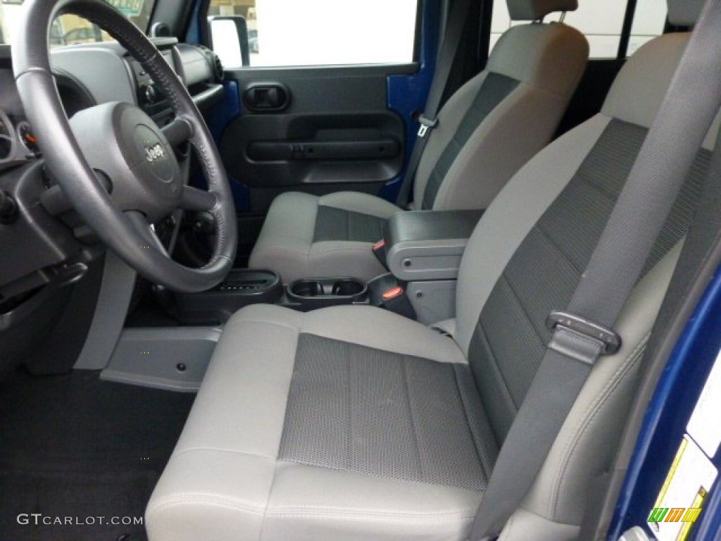 Dark Slate Gray/Medium Slate Gray Interior 2010 Jeep Wrangler Unlimited Sport 4x4 Photo #77246778