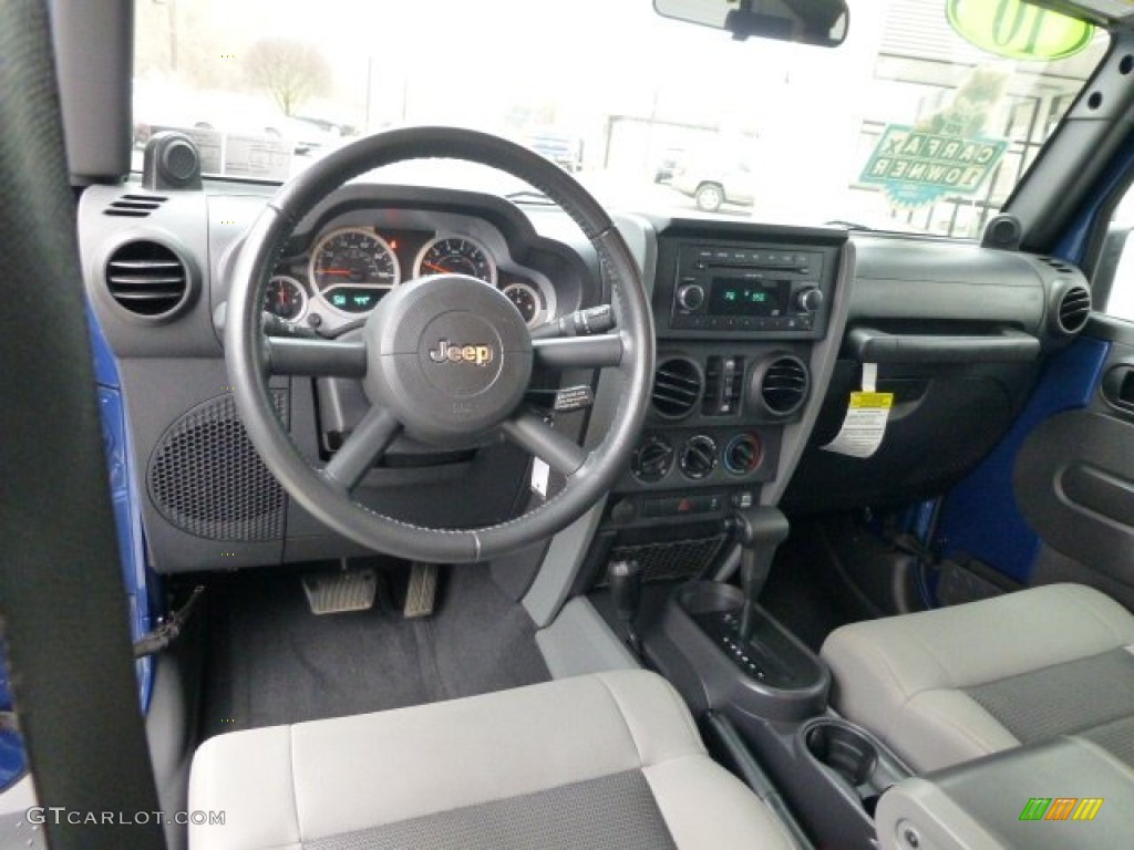 Dark Slate Gray/Medium Slate Gray Interior 2010 Jeep Wrangler Unlimited Sport 4x4 Photo #77246816
