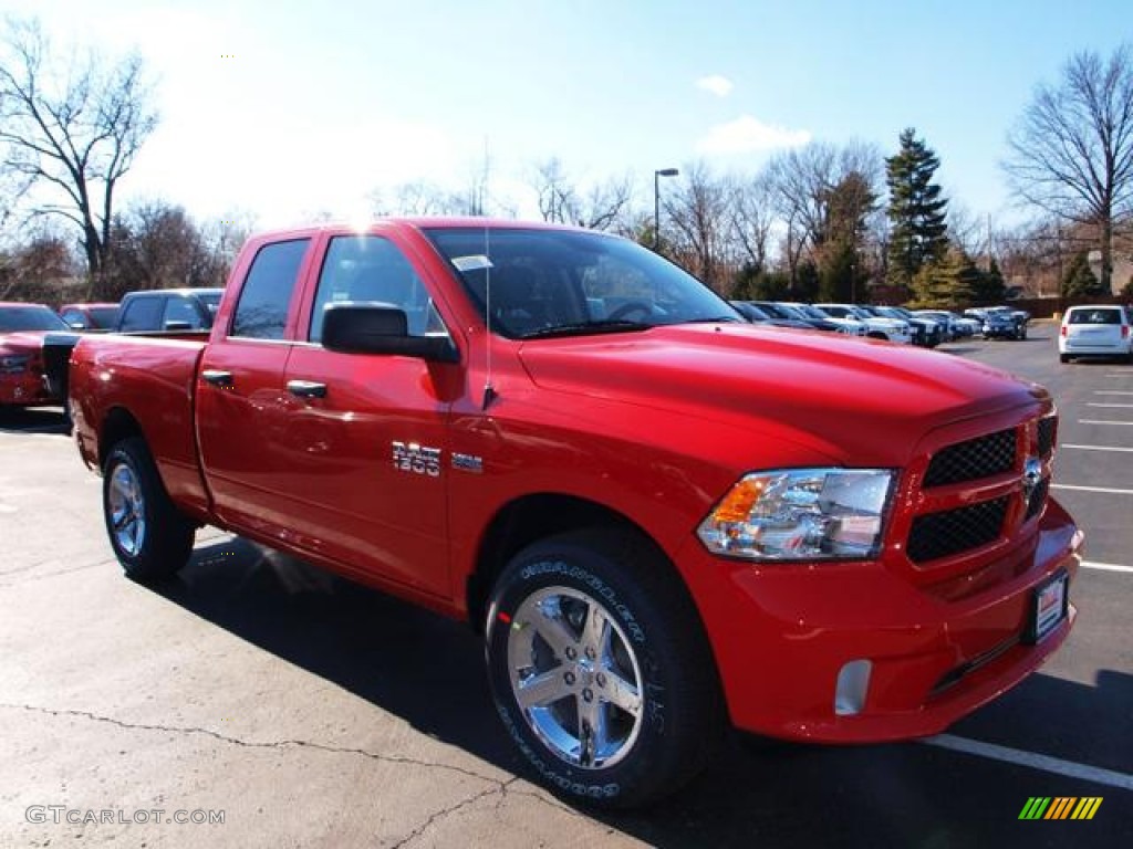 Flame Red 2013 Ram 1500 Express Quad Cab 4x4 Exterior Photo #77246859