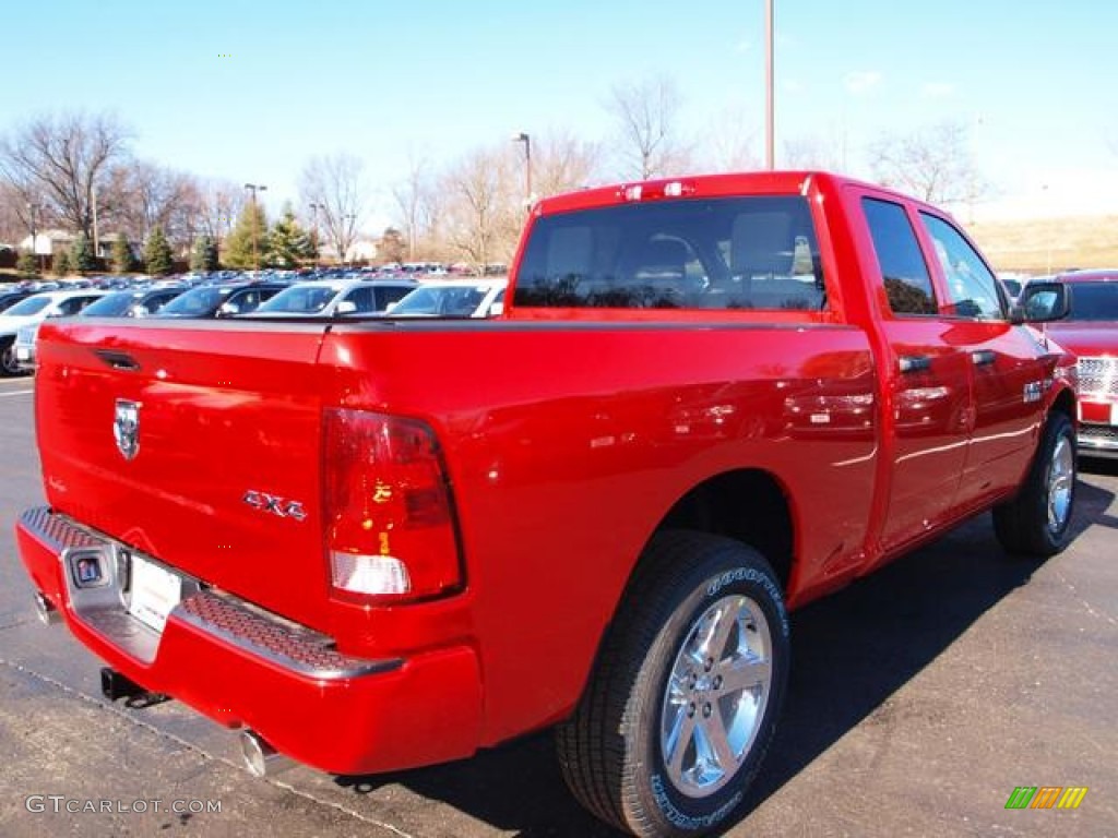 Flame Red 2013 Ram 1500 Express Quad Cab 4x4 Exterior Photo #77246882