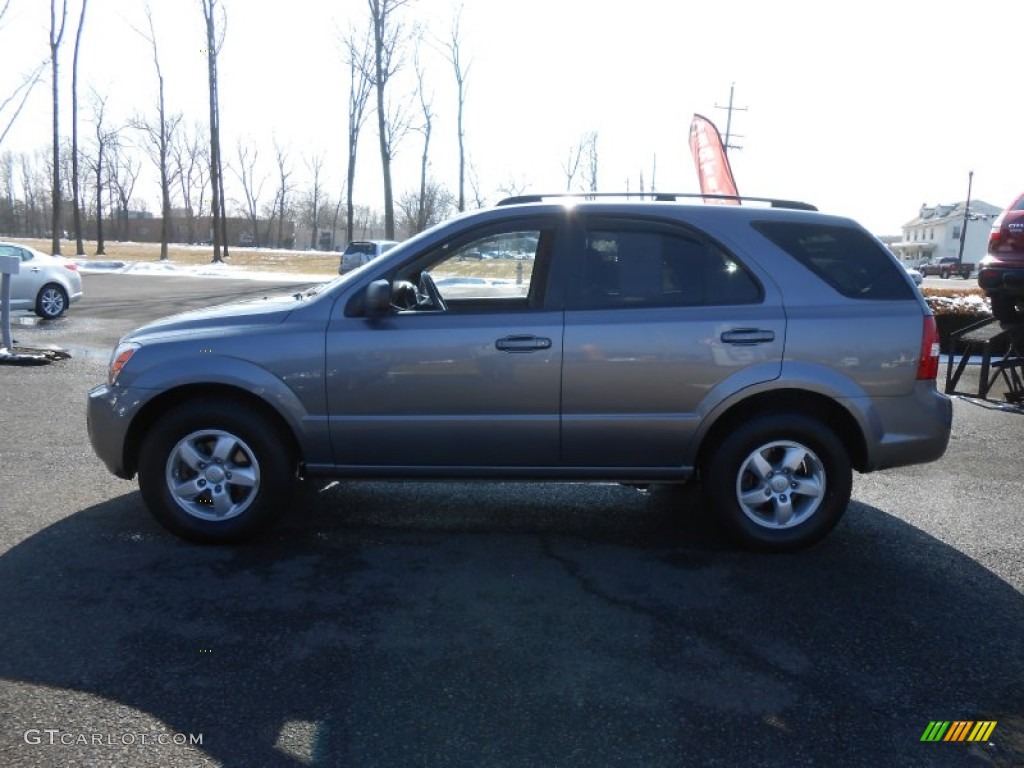 2009 Sorento LX 4x4 - Alpine Gray / Gray photo #4