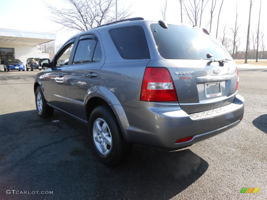 2009 Sorento LX 4x4 - Alpine Gray / Gray photo #5