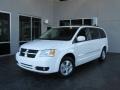 2009 Stone White Dodge Grand Caravan SXT  photo #1