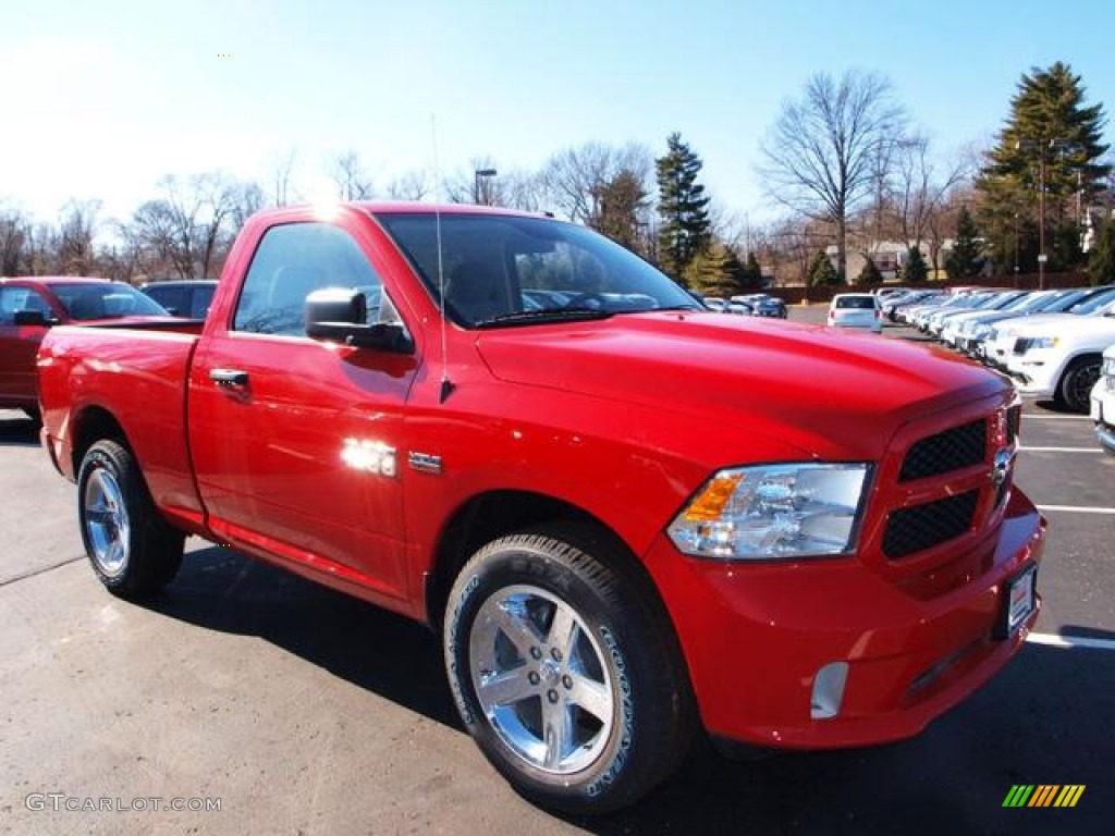Flame Red 2013 Ram 1500 Express Regular Cab 4x4 Exterior Photo #77248812