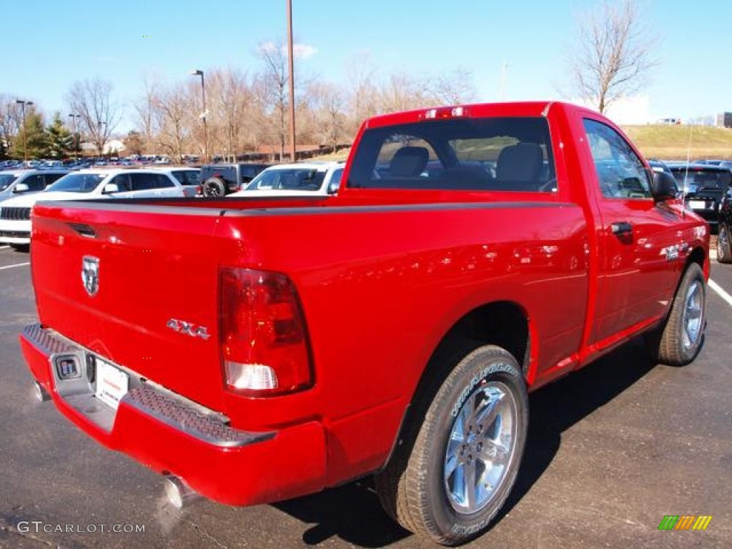 Flame Red 2013 Ram 1500 Express Regular Cab 4x4 Exterior Photo #77248832