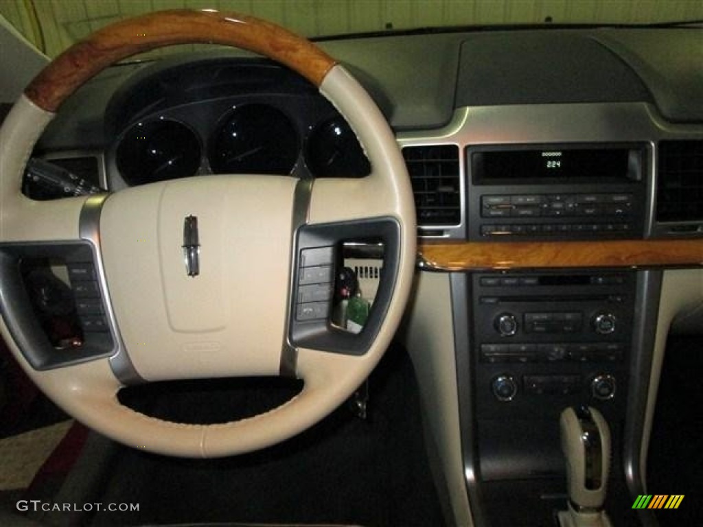 2010 Lincoln MKZ FWD Light Camel Steering Wheel Photo #77248960