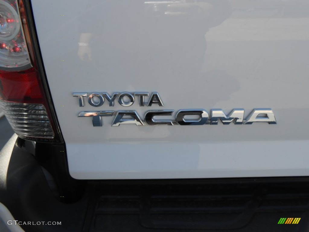 2013 Tacoma V6 TRD Sport Double Cab 4x4 - Super White / Graphite photo #6