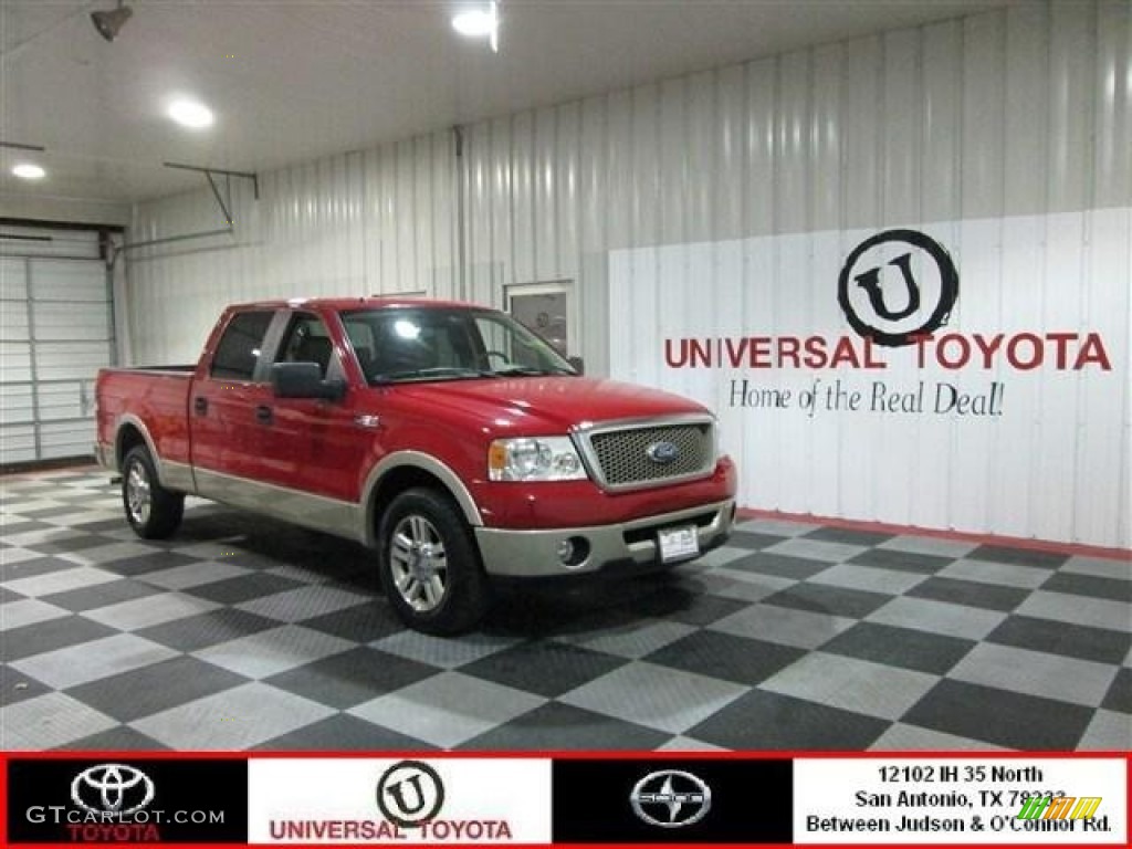 Bright Red Ford F150