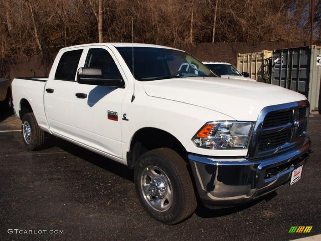 Bright White 2012 Dodge Ram 2500 HD ST Crew Cab 4x4 Exterior Photo #77249814