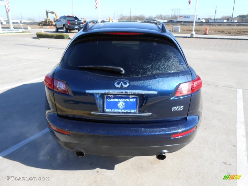 2006 FX 35 AWD - Sapphire Blue Pearl / Wheat photo #3