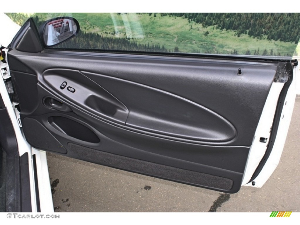 2002 Ford Mustang GT Coupe Dark Charcoal Door Panel Photo #77251277