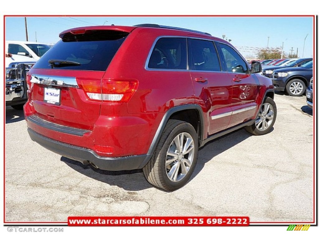 2013 Grand Cherokee Laredo X Package - Deep Cherry Red Crystal Pearl / Dark Graystone/Medium Graystone photo #5