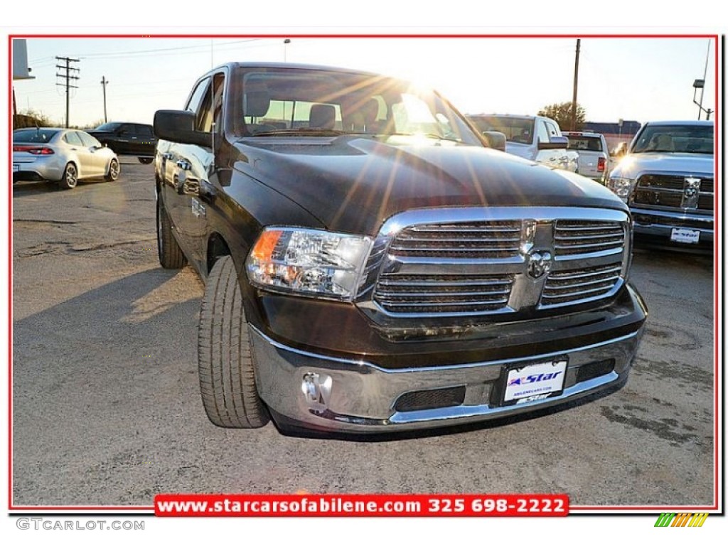 2013 1500 Lone Star Crew Cab - Black Gold Pearl / Black/Diesel Gray photo #9