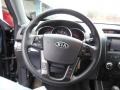 Black 2011 Kia Sorento LX Steering Wheel