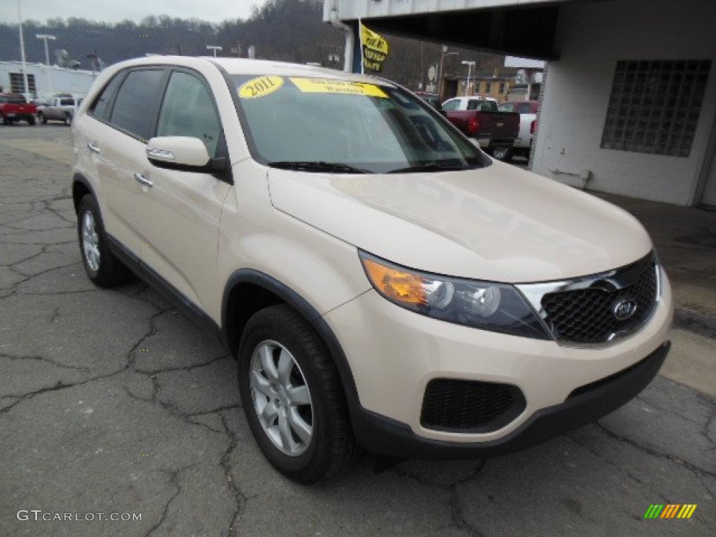 White Sand Beige 2011 Kia Sorento LX Exterior Photo #77253117