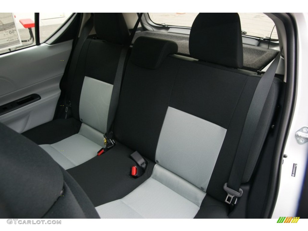 Light Blue Gray/Black Interior 2013 Toyota Prius c Hybrid Two Photo #77253668