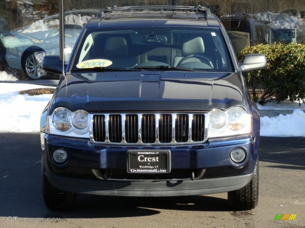 2006 Grand Cherokee Limited 4x4 - Midnight Blue Pearl / Medium Slate Gray photo #2