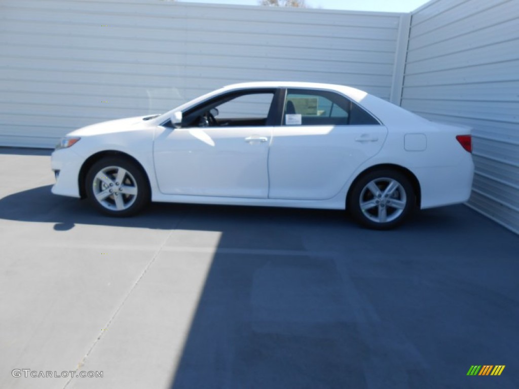 2013 Camry SE - Super White / Black photo #9