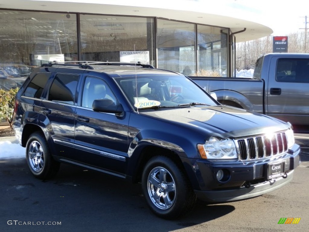 2006 Grand Cherokee Limited 4x4 - Midnight Blue Pearl / Medium Slate Gray photo #3