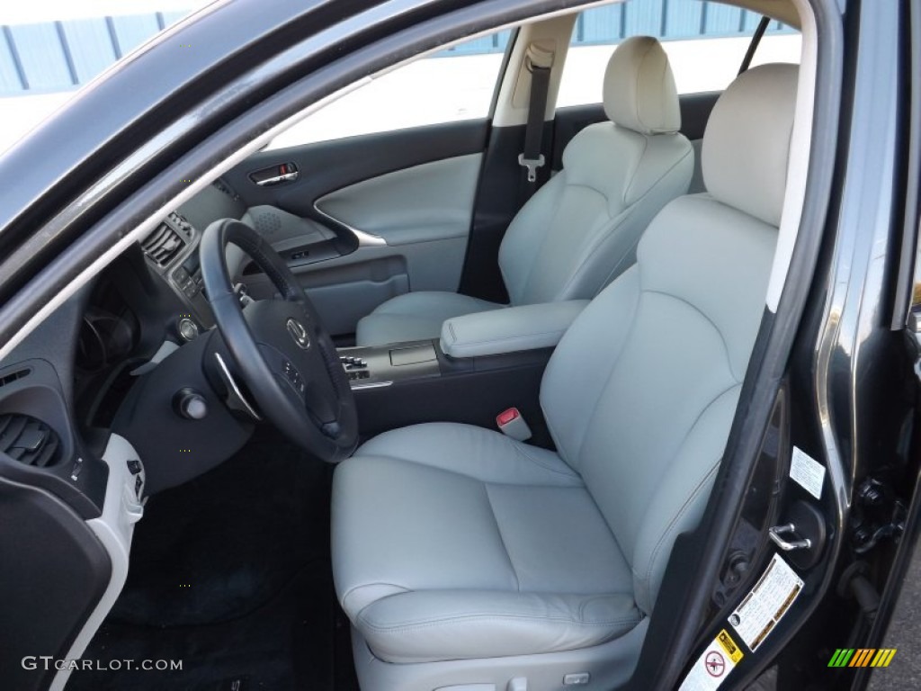Sterling Gray Interior 2008 Lexus IS 250 AWD Photo #77254258