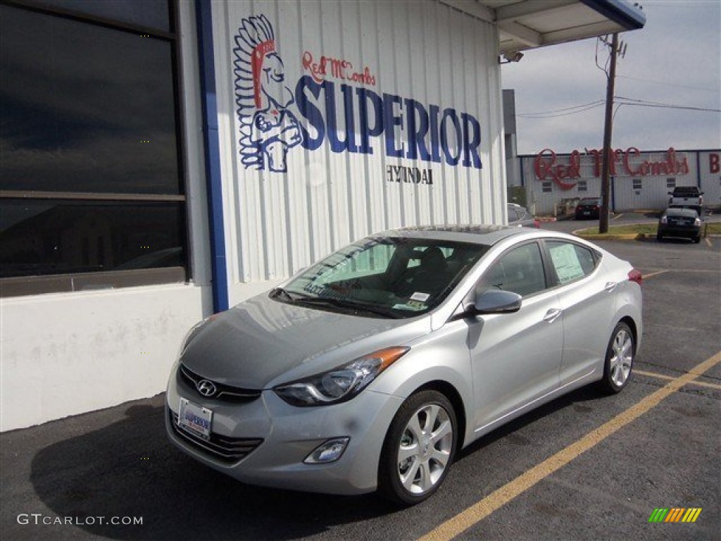 2013 Elantra Limited - Silver / Gray photo #1